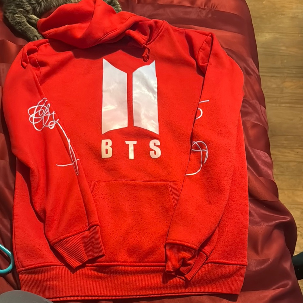 Red BTS Women's Hoodie